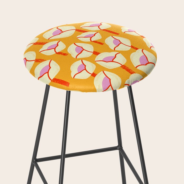 Chunky Blooms Pattern Stool Gallery Image 2