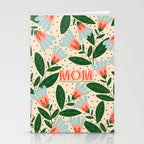 Whimsical Spring Floral  Stationery Card Gallery Image 2