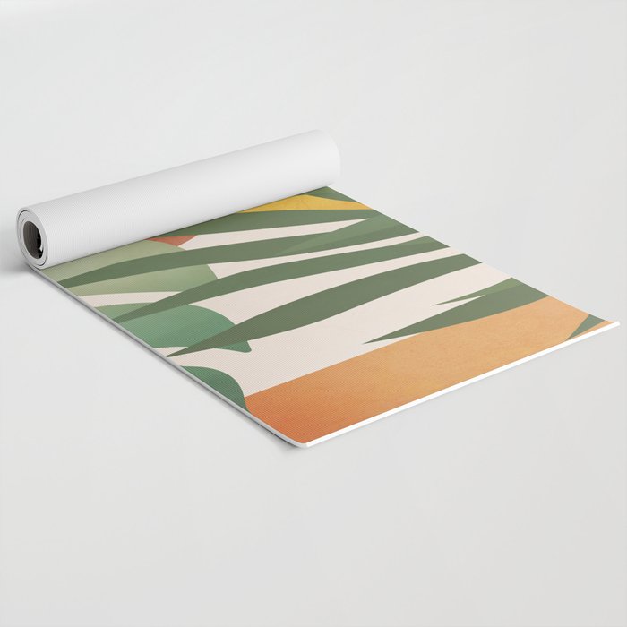 Tropical Garden Leaves 04 Yoga Mat Gallery Image 2