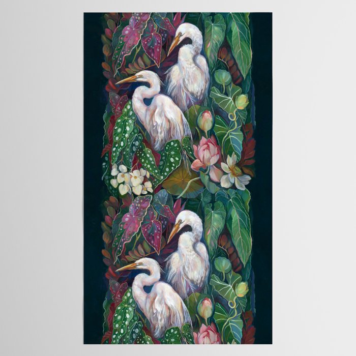 Begonia Egret  Tablecloth Gallery Image 2