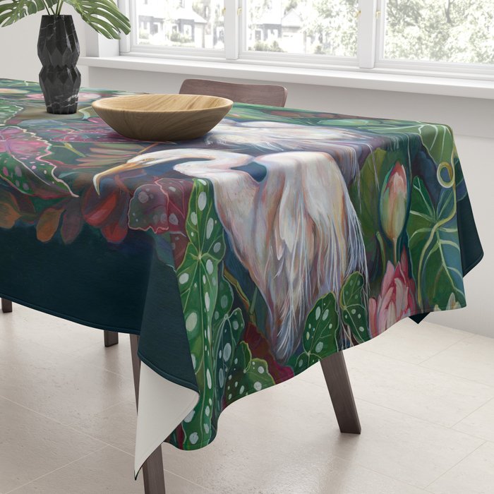 Begonia Egret  Tablecloth Gallery Image 3