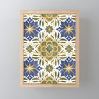 Tile floral nature Modern BY Mini Art Print Gallery Image 1