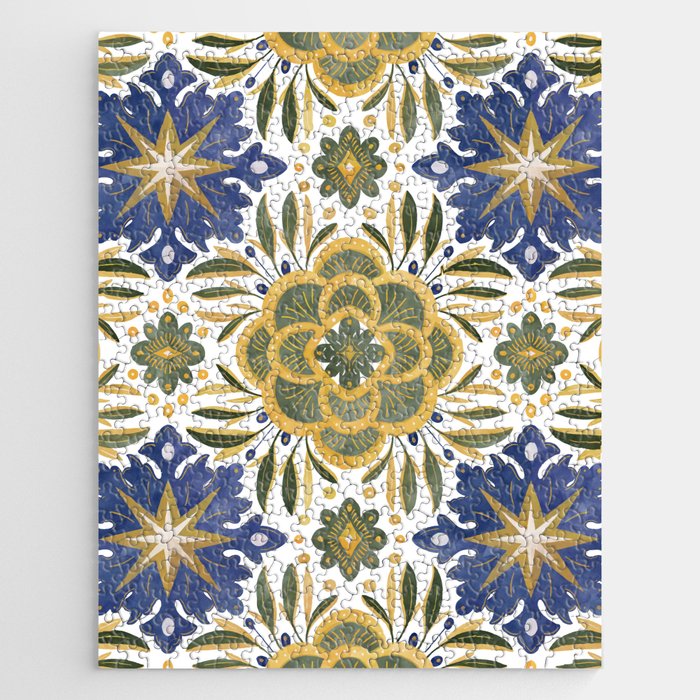 Tile floral nature Modern BY Jigsaw Puzzle Gallery Image 1