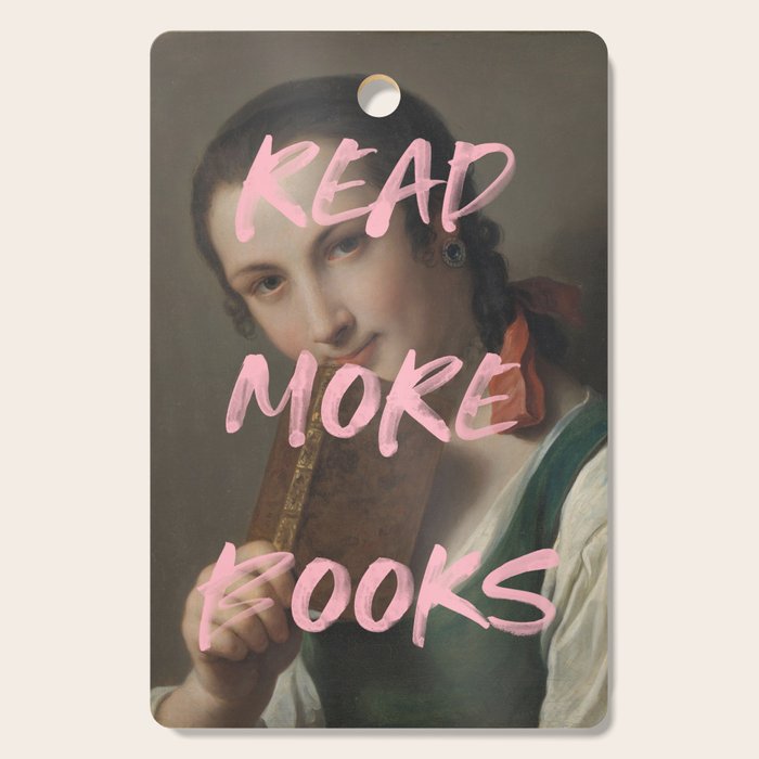 Read More Books Cutting Board Gallery Image 1
