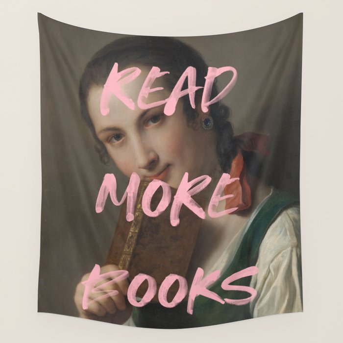 Read More Books Wall Tapestry Gallery Image 1
