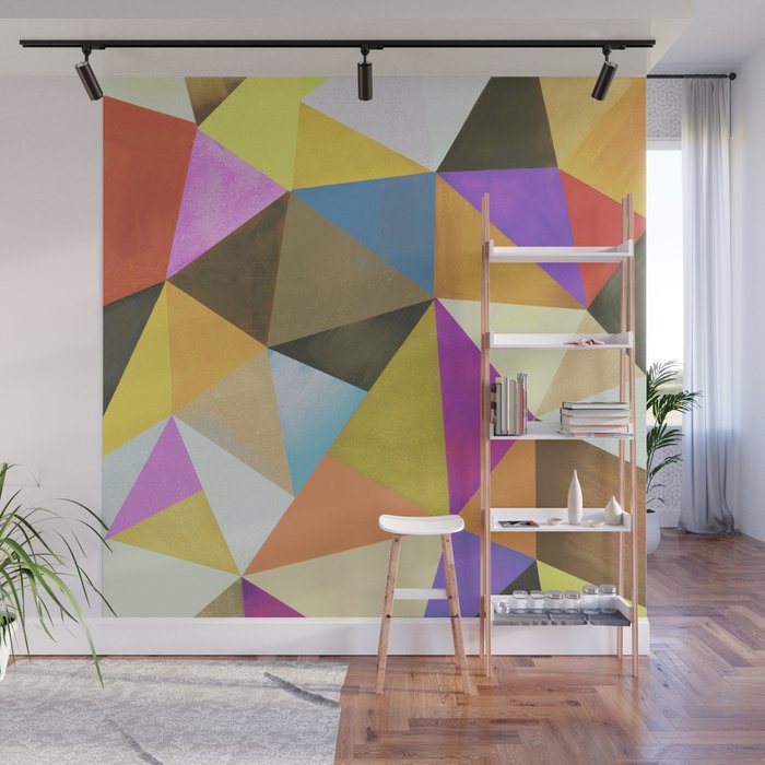 Abstract Angles Wall Mural Gallery Image 1