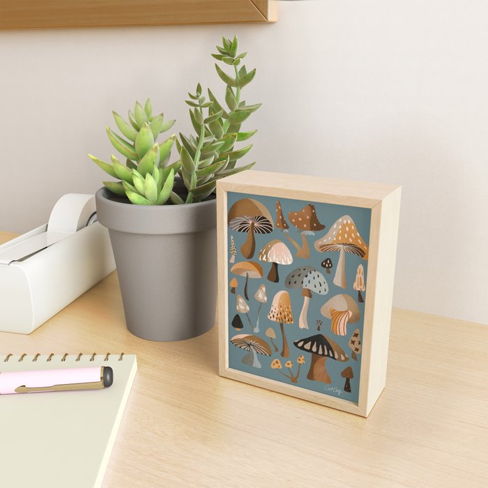 Mushroom Collection â Neutral Palette Mini Art Print Gallery Image 2