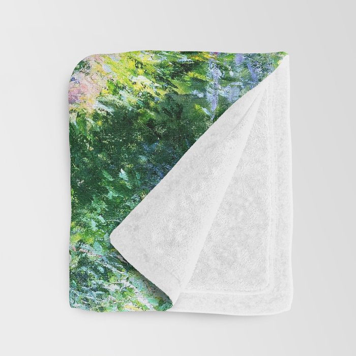 Monet: Bend in the River Epte Throw Blanket Gallery Image 3