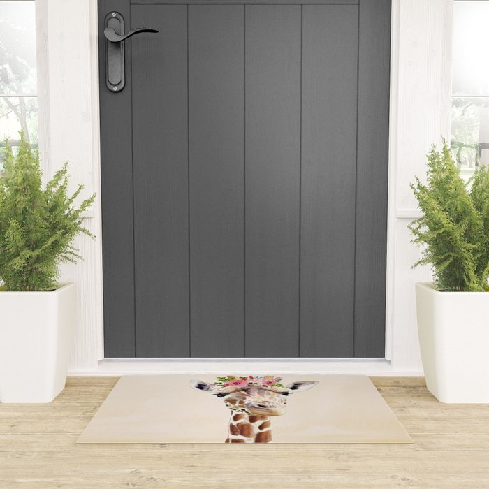 Giraffe Welcome Mat Gallery Image 3