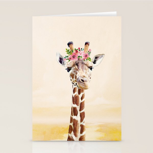Giraffe Stationery Card Gallery Image 2