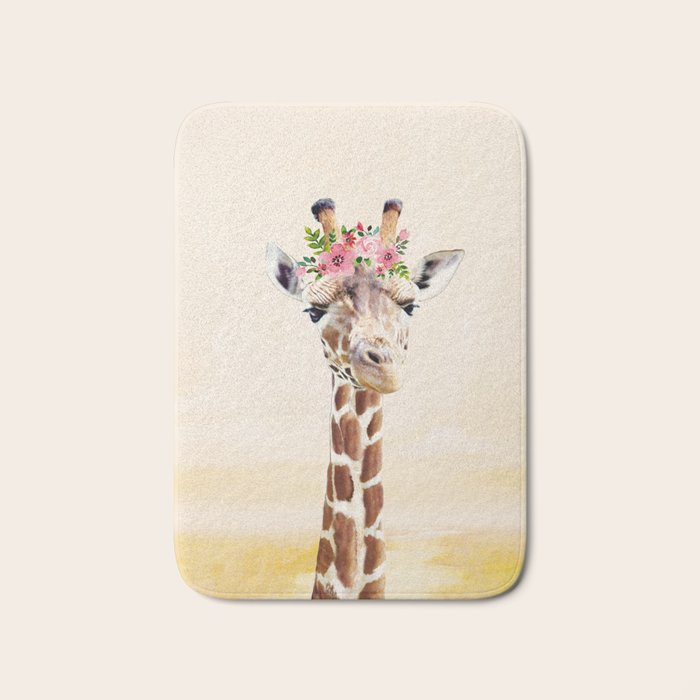 Giraffe Bath Mat Gallery Image 1