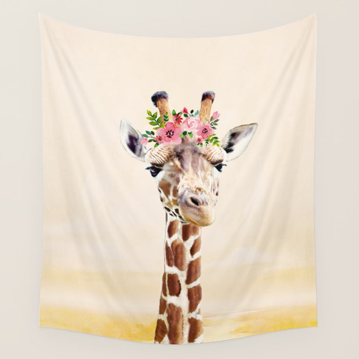 Giraffe Wall Tapestry Gallery Image 4