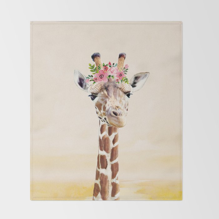 Giraffe Throw Blanket Gallery Image 2