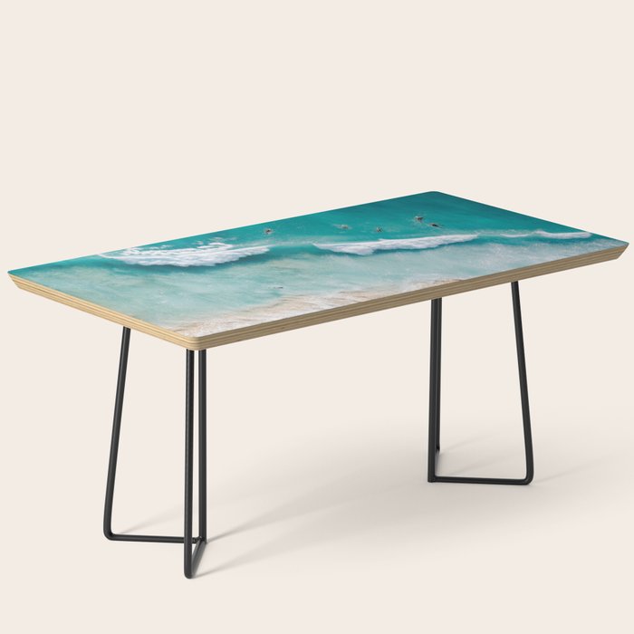Surfers in Blue Waves Coffee Table Gallery Image 1