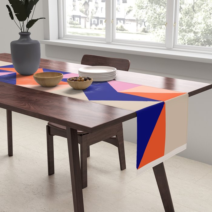 Geometric Shapes 217 Table Runner Gallery Image 2