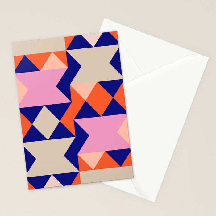 Geometric Shapes 217 Stationery Card Gallery Image 2