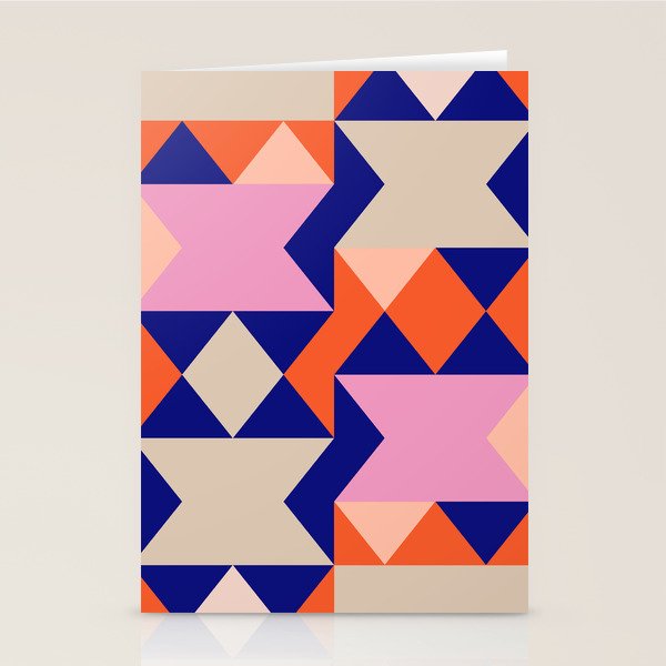 Geometric Shapes 217 Stationery Card Gallery Image 2