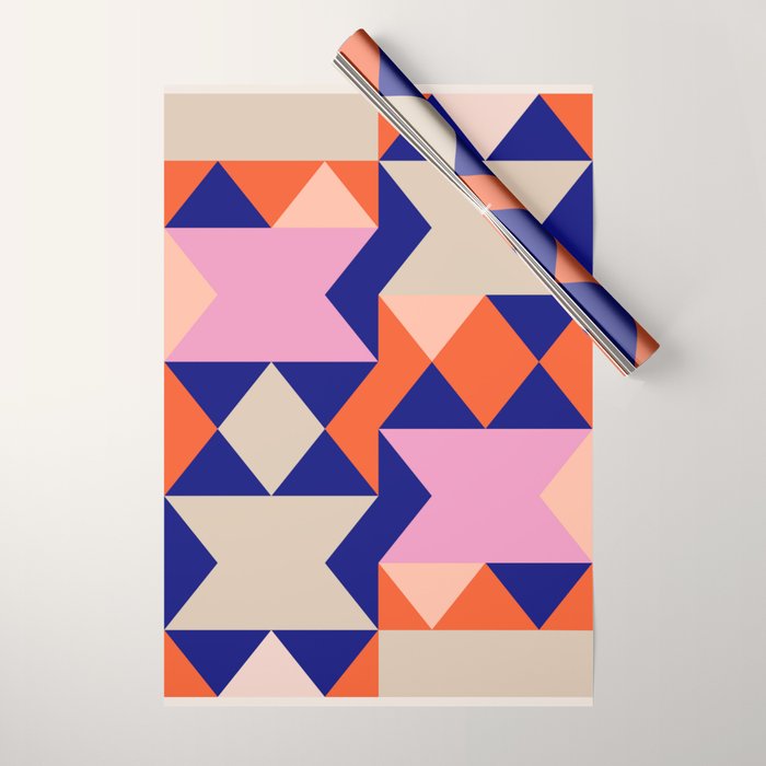 Geometric Shapes 217 Wrapping Paper Gallery Image 1