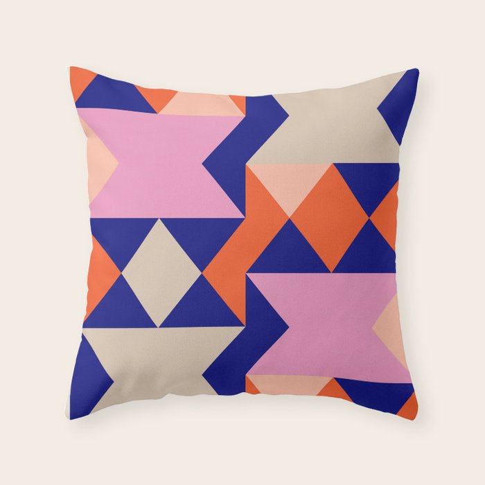 Geometric Shapes 217 Throw Pillow Gallery Image 6