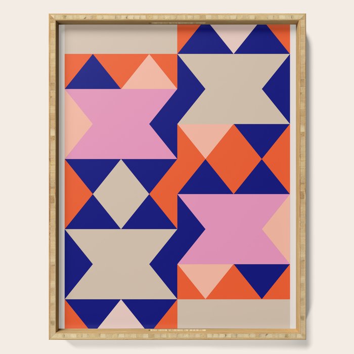 Geometric Shapes 217 Serving Tray Gallery Image 1