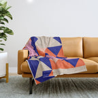 Geometric Shapes 217 Throw Blanket Gallery Image 1