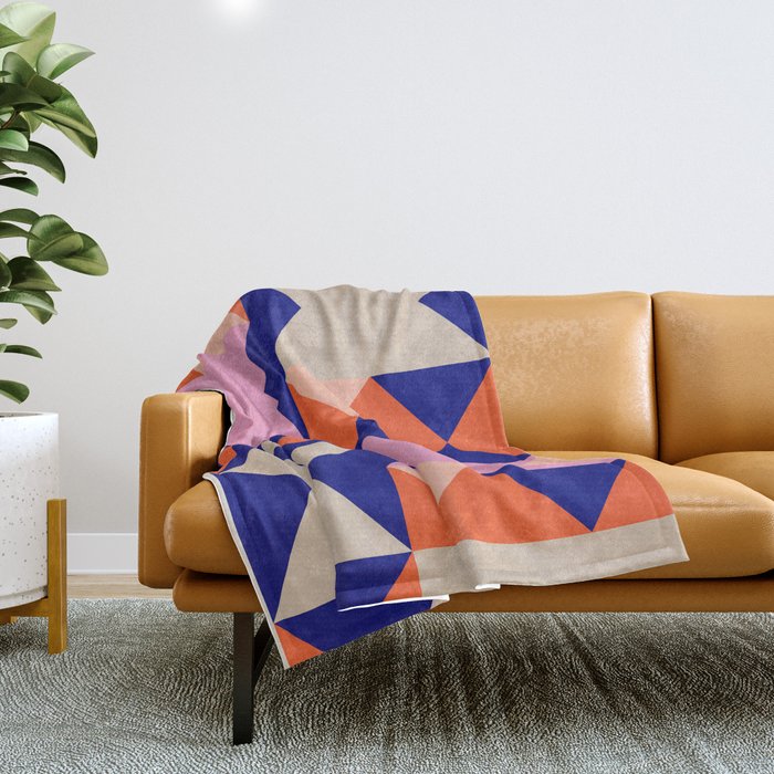 Geometric Shapes 217 Throw Blanket Gallery Image 1