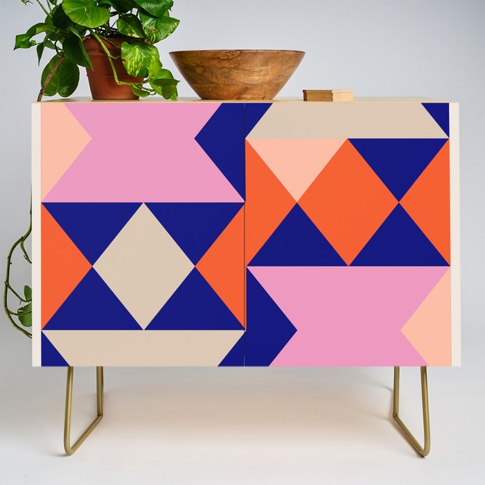 Geometric Shapes 217 Credenza Gallery Image 1