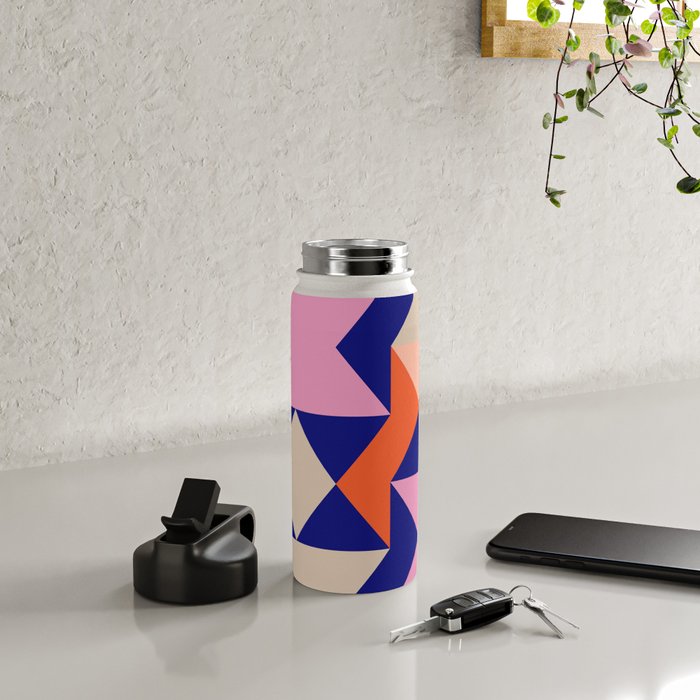 Geometric Shapes 217 Water Bottle Gallery Image 4