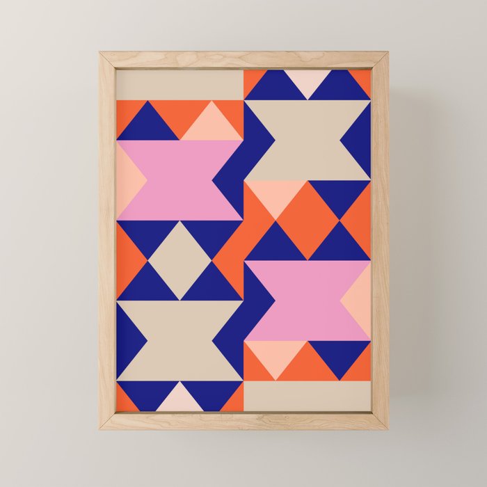 Geometric Shapes 217 Mini Art Print Gallery Image 1