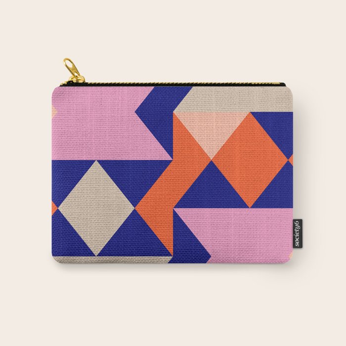 Geometric Shapes 217 Carry All Pouch Gallery Image 1