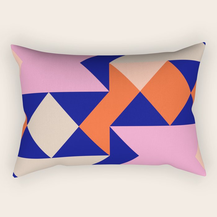 Geometric Shapes 217 Rectangular Pillow Gallery Image 1