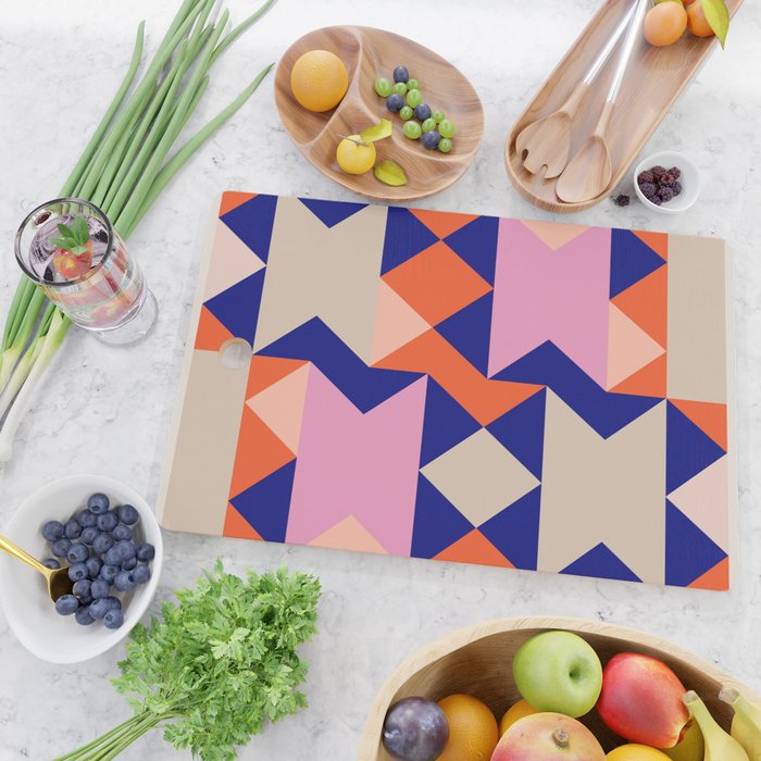 Geometric Shapes 217 Cutting Board Gallery Image 2