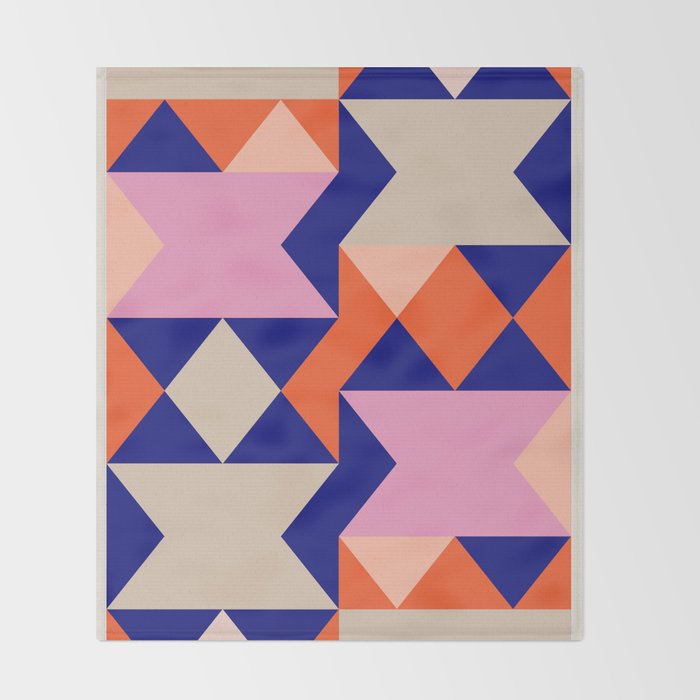 Geometric Shapes 217 Throw Blanket Gallery Image 2