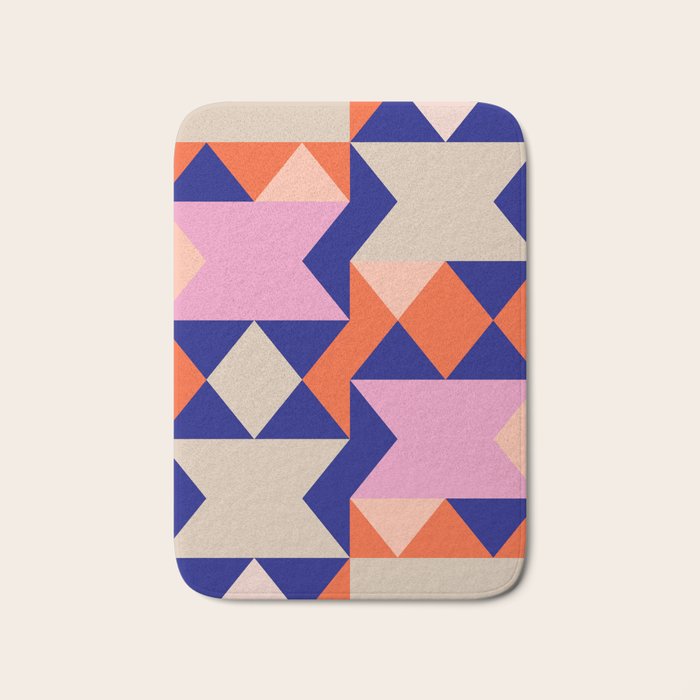 Geometric Shapes 217 Bath Mat Gallery Image 1