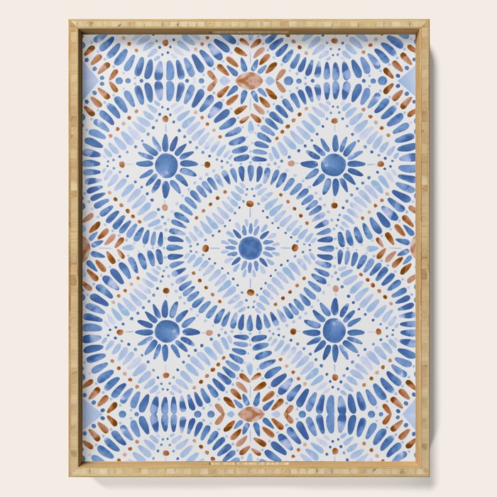 Boho Tiles Mandala Serving Tray Gallery Image 1
