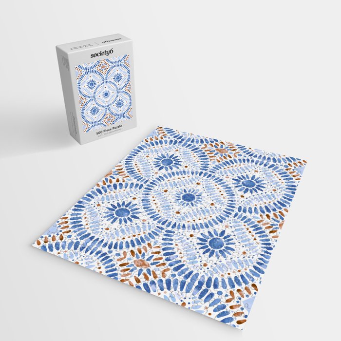 Boho Tiles Mandala Jigsaw Puzzle Gallery Image 2