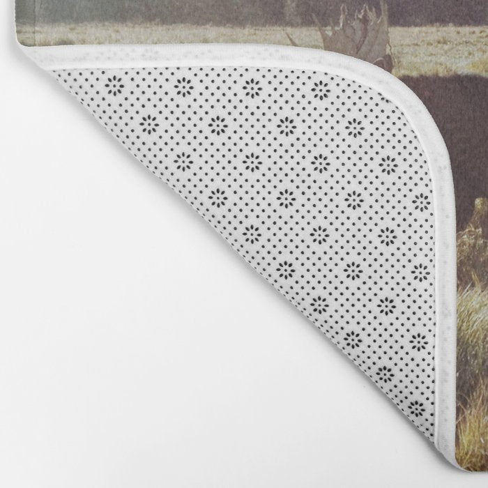 Three Meadow Moose Bath Mat Gallery Image 2