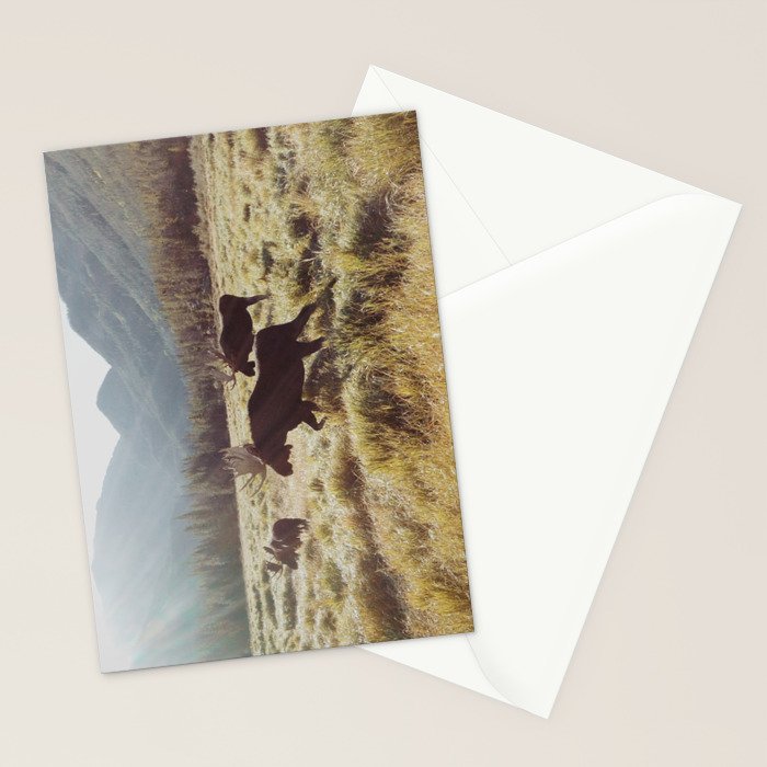 Three Meadow Moose Stationery Card Gallery Image 2