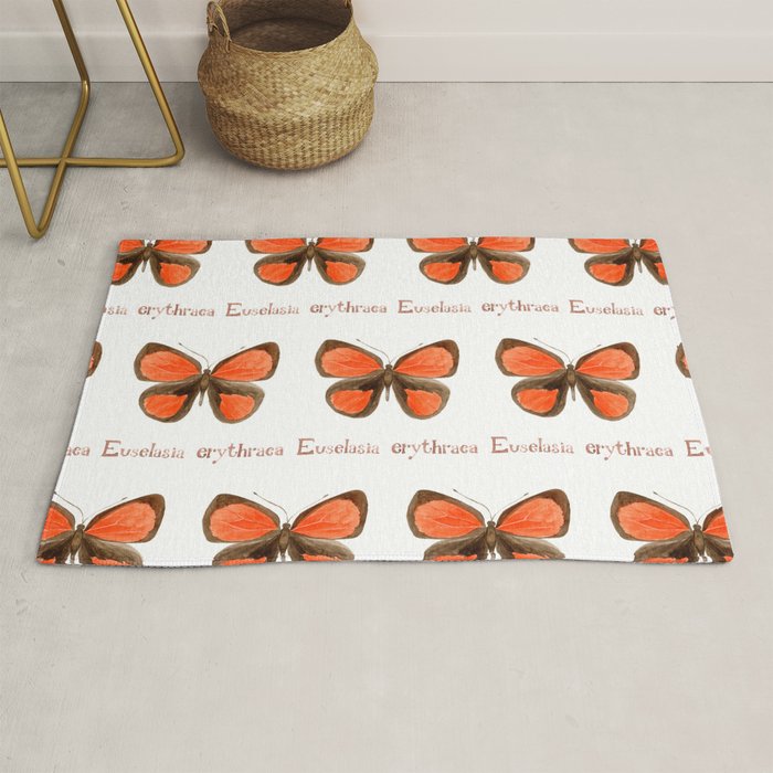 Butterfly - Euselasia erythraea Rug Gallery Image 1