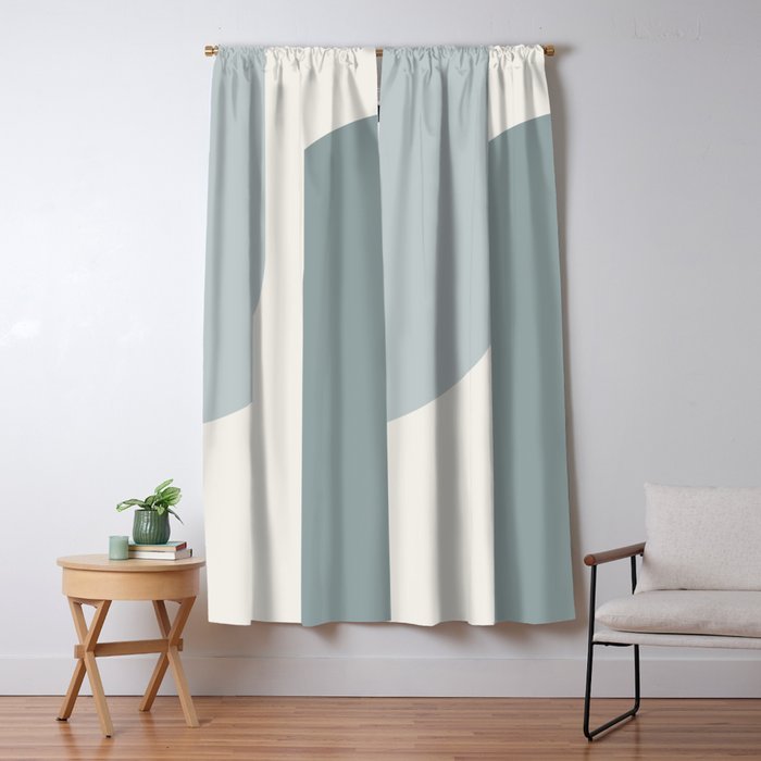 Modern Minimal Arch Abstract XII Window Curtain Gallery Image 5