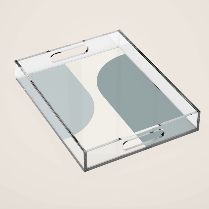 Modern Minimal Arch Abstract XII Acrylic Tray Gallery Image 1