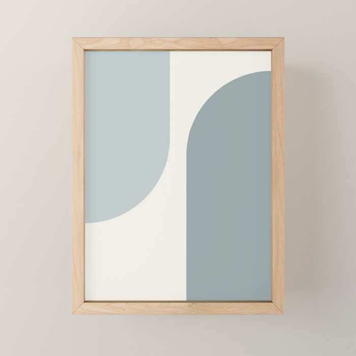 Modern Minimal Arch Abstract XII Mini Art Print Gallery Image 1