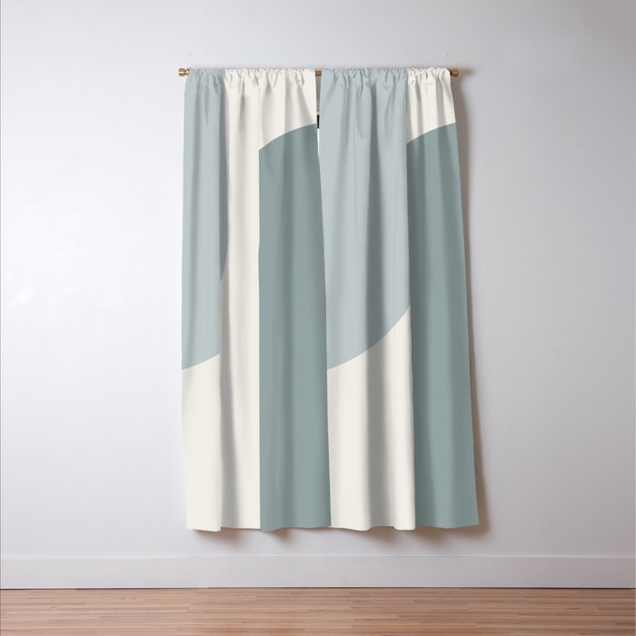 Modern Minimal Arch Abstract XII Window Curtain Gallery Image 3