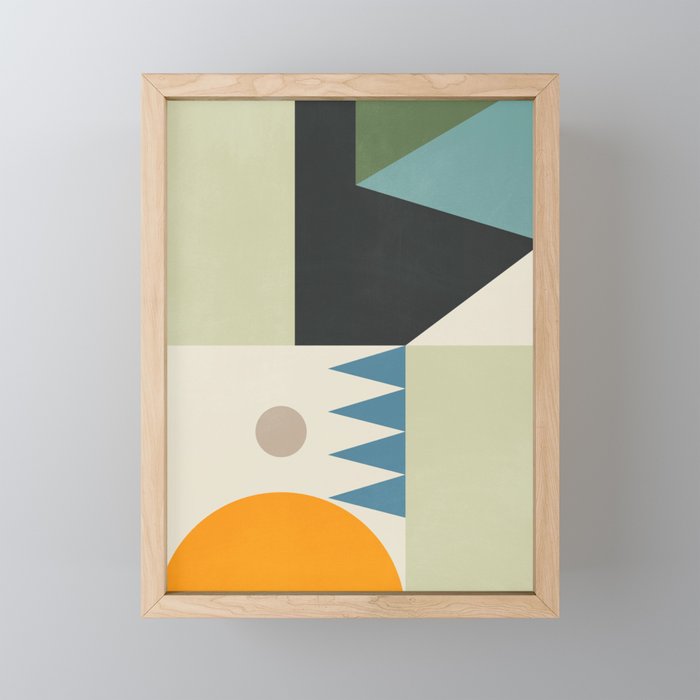 Abstract Geometric Shapes 26 Mini Art Print Gallery Image 1