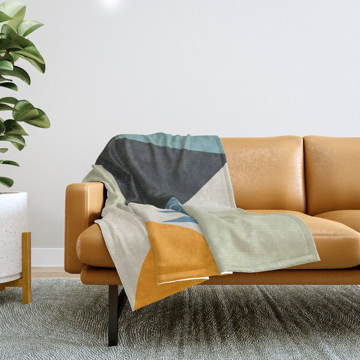 Abstract Geometric Shapes 26 Throw Blanket Gallery Image 1