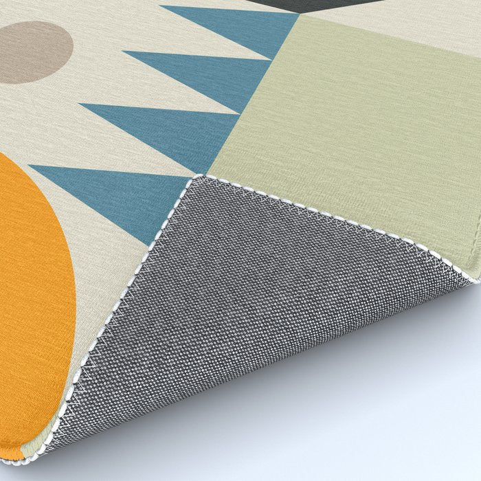 Abstract Geometric Shapes 26 Rug Gallery Image 4