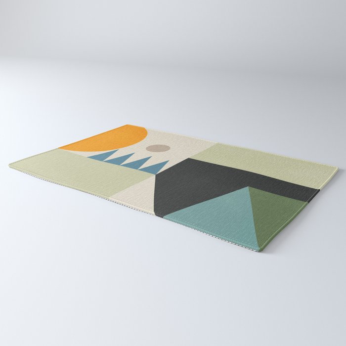 Abstract Geometric Shapes 26 Rug Gallery Image 3