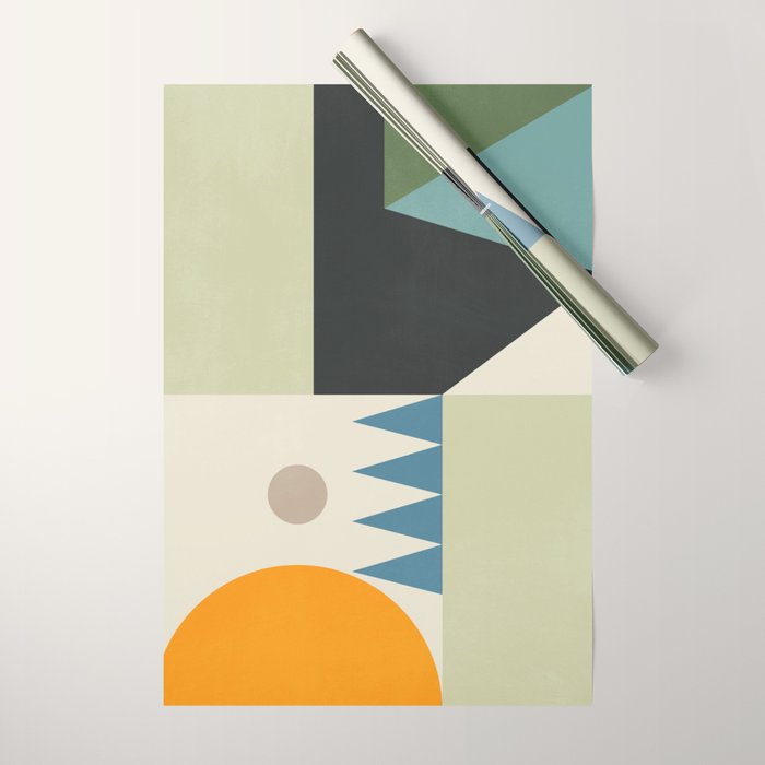 Abstract Geometric Shapes 26 Wrapping Paper Gallery Image 1