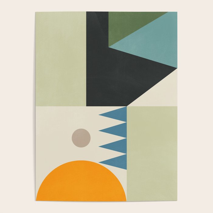 Abstract Geometric Shapes 26 Poster Gallery Image 1