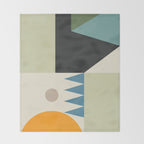 Abstract Geometric Shapes 26 Throw Blanket Gallery Image 2